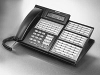 ComSec Systems Communication Projects Dark grey office phone
