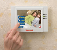 ComSec Systems Security Projects A Honeywell home security control panel.